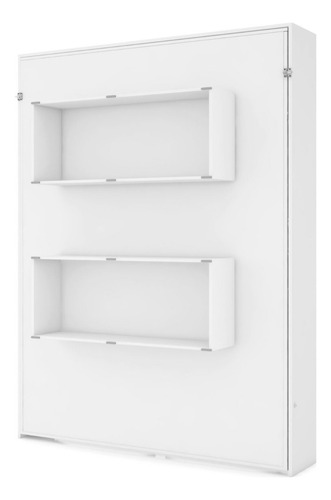 Cama Plegable Vertical 2 Plazas Manhattan Blanco