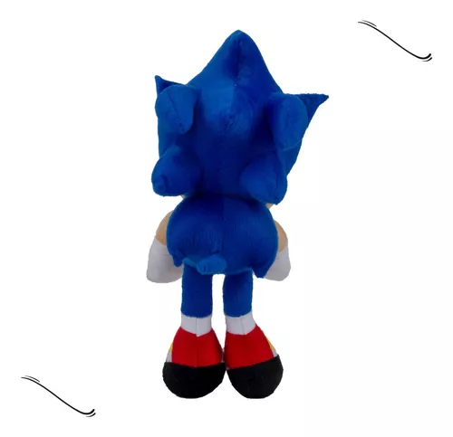 Boneco Sonic De Pelúcia Azul 50cm Grande