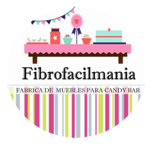 Imagen 3 de 5 de Mesas Candy Bar Combo Desarmable