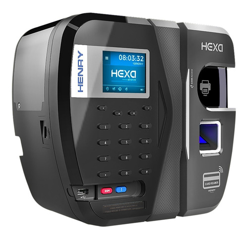 Relógio De Ponto Henry Hexa Adv Biométrico E Aproximação