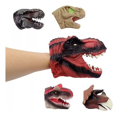 Juguetes De Dinosaurio Títere Cabeza Dinosaurio En Goma