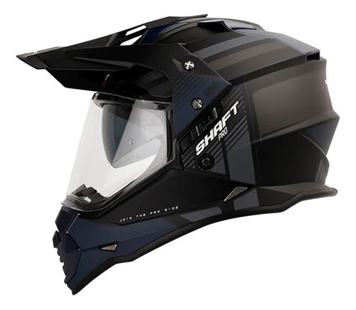 Casco Multiprop Shaftpro Mx370d Repso Ngrmat Aznavy Visor Tr