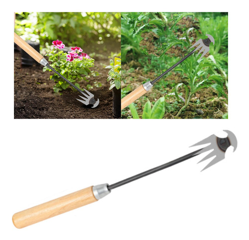 Weeder Multifuncional, Herramientas Para Mango De Madera
