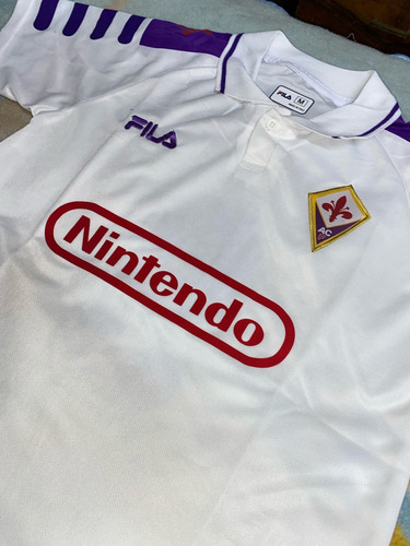 Camiseta De La Fiorentina Batistuta Retro Manga Corta Fila