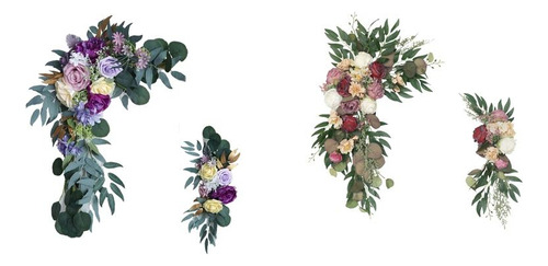 4 Arreglos Florales Con Forma De Arco Para Bodas [u]