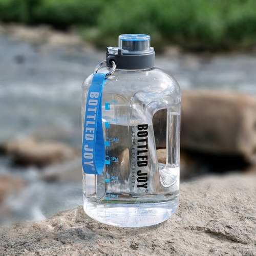 Botella De Agua A Prueba De Fugas De 2500 Ml Con Marcador De