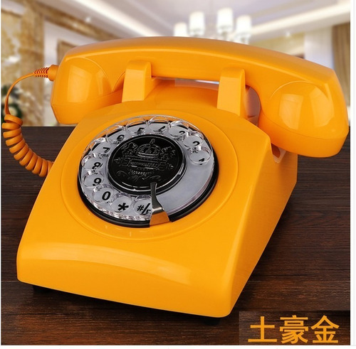 Teléfono De Oficina De Marcado Rotativo Antiguo