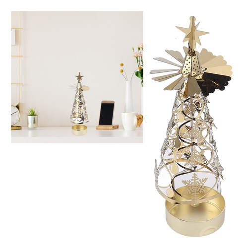 Juego De Candelabros Giratorios Con Soporte Para Velas Román