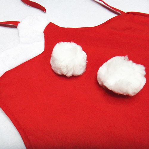 Shaoke Delantal De Babero Camarera Navidad Santa