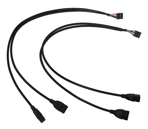 Longdex - Cable Usb De Cabecera A Usb (2 Unidades, 19.7in, 1