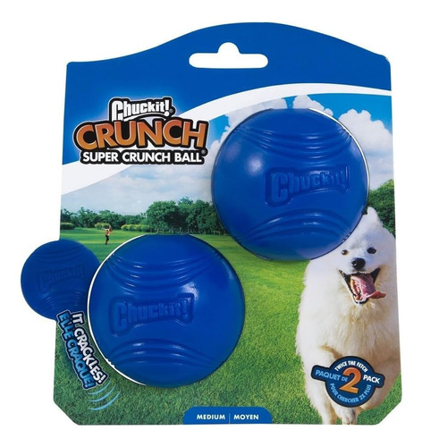 ¡chuck! Juguete Para Perro Crunch Ball, Mediano (paquete De 