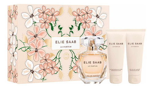 Set Elie Saab Le Parfum 90 Ml + Body Lotion + Shower Gel 