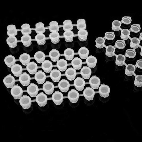 25 Para Latas De Pintura Vacías, Envases Transparentes