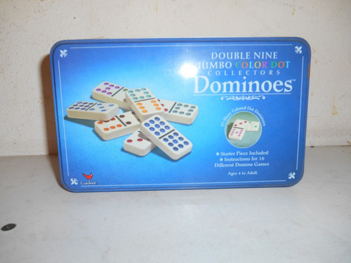 Domino Cubano Doble Nueve Fichas Jumbo