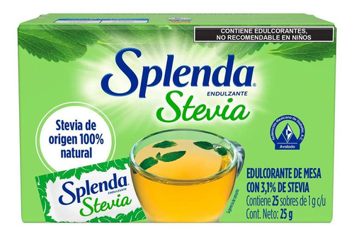 Endulzante Splenda Stevia Bajo En Calorías 25g