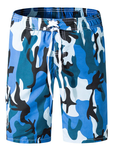 Pantalones Cortos Para Hombre, Cintura Elástica, Beam Beach