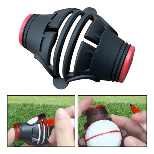 2 Marcador De Pelota De Golf, Plantilla Para Marcar Pelota