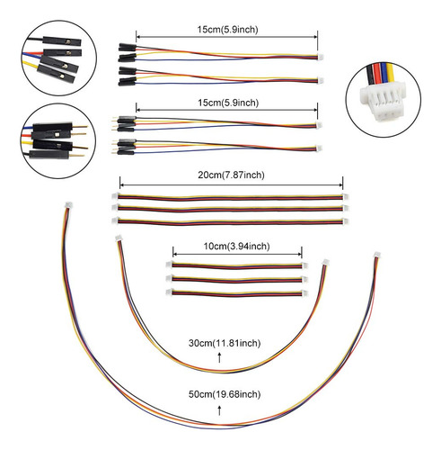 Kit De Cable Qwiic I2c Stemma Qt Wire Para Sparkfun Develop.