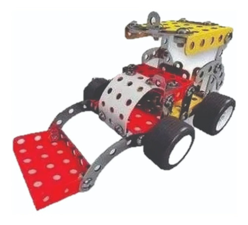 Juego De Construcción Caja 140 Pzs Metal Cime Simil Meccano 