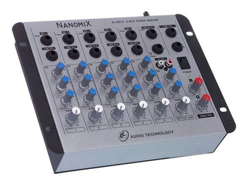Imagem 2 de 4 de Mesa Som L L Áudio - Nanomix Na602 - 6 Canais Promoção Nca