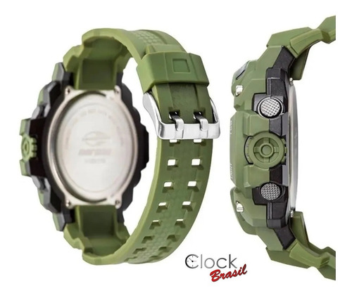 Relógio Mormaii Masculino Acquaforce Verde Mozm1132 8v