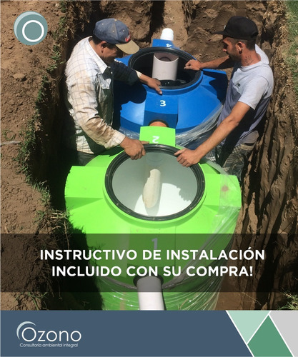 Biodigestor Domiciliario Sustentable Ozono Para 5 Personas
