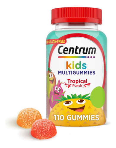 Centrum Kids Multigummies - 110 Gomas Sabor Tropical