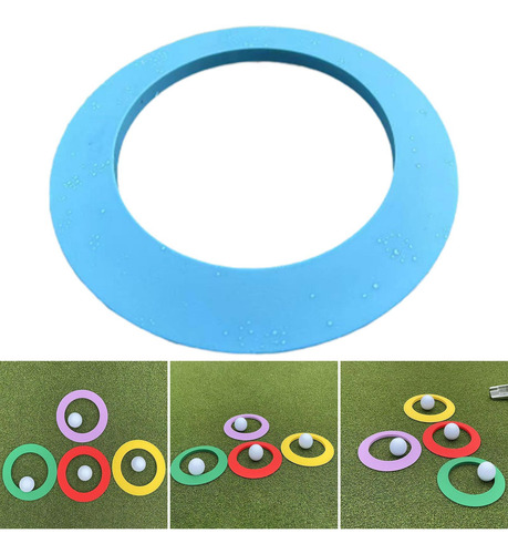 Aro De Práctica Para Putting De Golf, Herramienta Azul