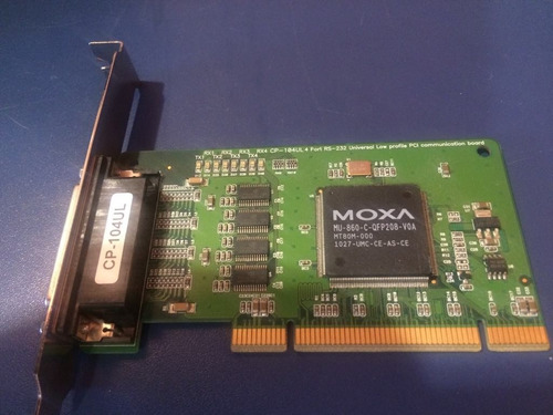 Placas Seriais Pci Inteligente Cp-104ul Moxa