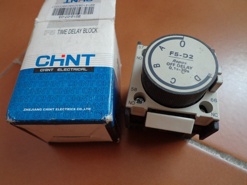 Temporizador Neumatico Marca Chint Electric De 0 A 30 Seg