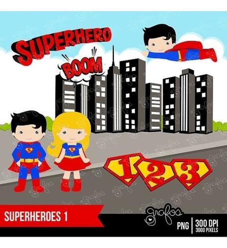 Kit Imprimible Superman Imagenes Clipart