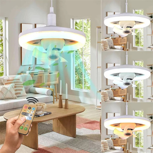 . Novo Luz De Ventilador De Teto Oscilante De 360° Com 2025