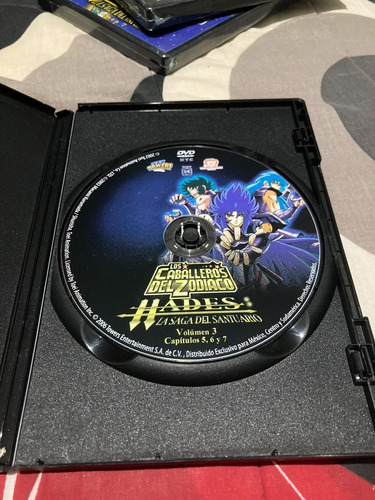 Caballeros Del Zodiaco Hades Dvd Volumen 3 (Usado)