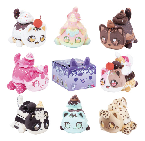 Aphmau Mystery Meemeow Peluche De 6 Pulgadas, Helado