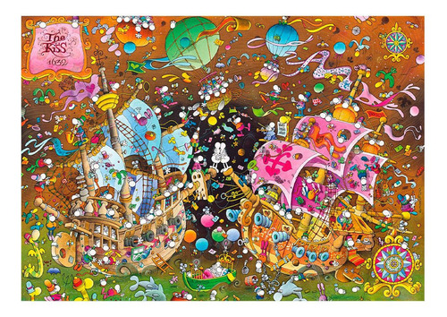 Puzzle 6000 piezas El beso - Mordillo - Clementoni