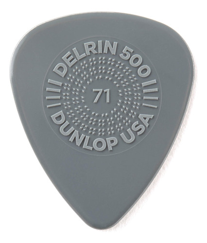 Púas De Guitarra Jim Dunlop Delrin 500 Prime Grip De 7,1 Mm
