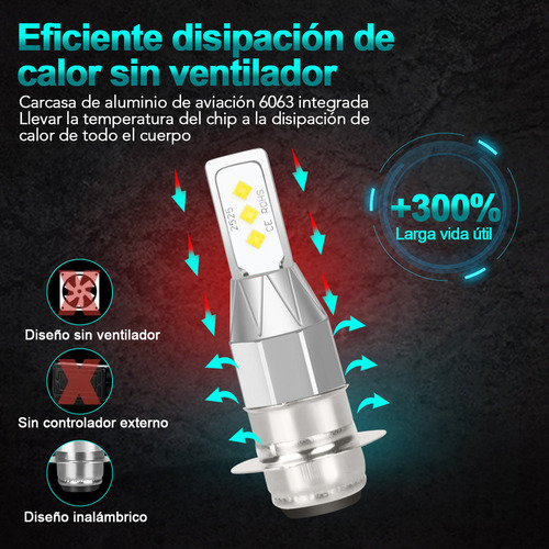 2xfaro Led Brillante De Parayamaha Warrior 350 1996-2004 12v