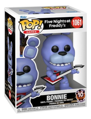 Funko Pop Bonnie #1061 - Five Nights At Freddys Fnaf 10th