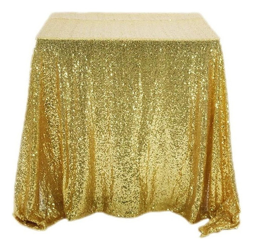 Qyq Mantel De Lentejuelas Rectangular Para Decoración
