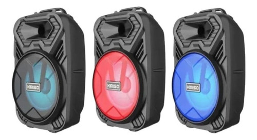Caja de sonido portátil inalámbrica Bluetooth Kimiso Kms-1001-1008, varios colores