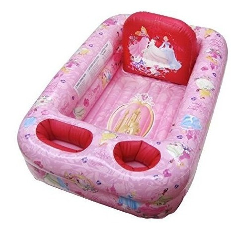 Bañera De Seguridad  Inflable Portatil Disney Princesas Niña