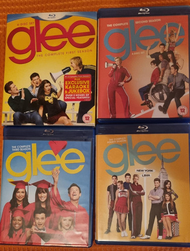 Glee Temporadas 1 A 4 En Blu Ray Originales. 16 Discos (Usado)