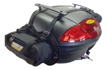 Comprar Kit Baúl Topcase Moto 2 Cascos + Barras Porta +mini Alforjas