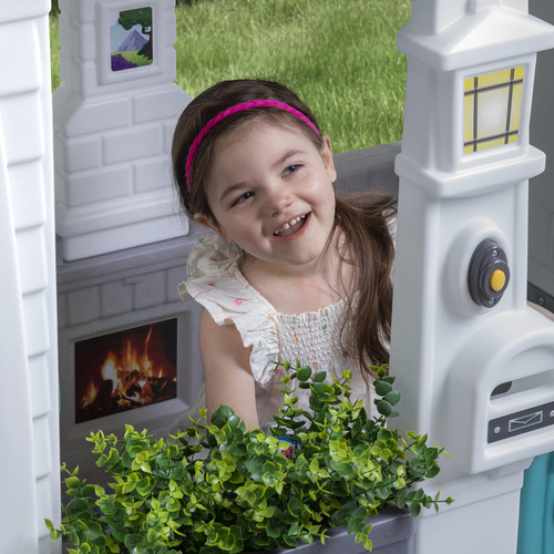 Casa De Juegos Moderna Para Niños Color Blanco Interactiva