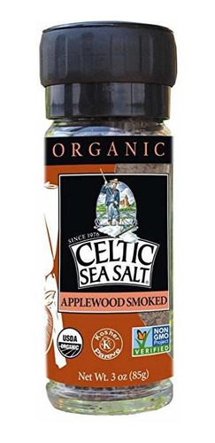 Gourmet Mar Céltico Sal Orgánica Applewood Ahumado Sal Del C