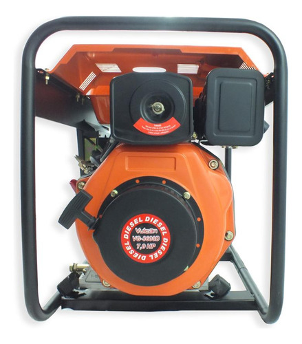Gerador Portátil À Diesel Vulcan 3,6kva 3600w 269cc 7hp 27a
