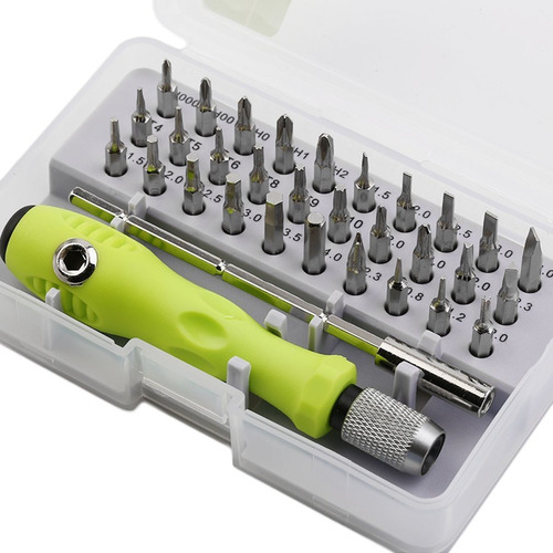 Practico Juego Destornillador Precision Multiuso 32 1 Kit