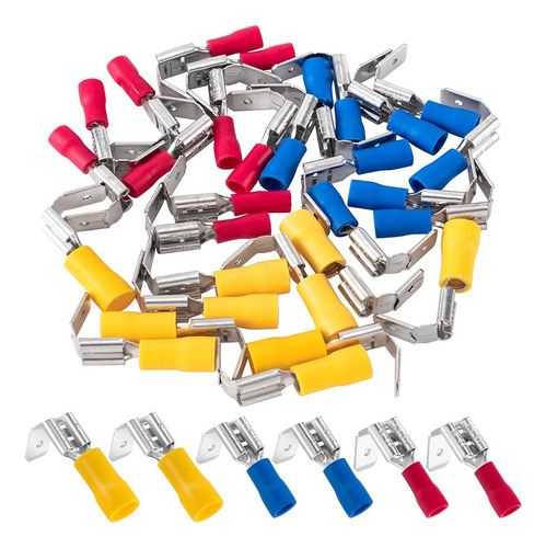 75 Piezas De Conectores Piggyback Spade Semiaislados, Quick