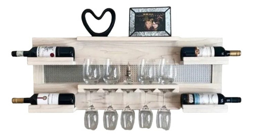 Cava De Madera Porta Botellas Mini Bar Cantina Flotante