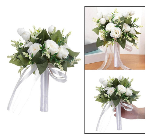 Dsd De Novia Artificiales Para Bodas, Elegantes Rosas ,